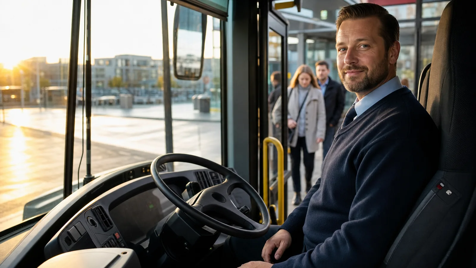 Så blir du busschaufför i Sverige - steg för steg