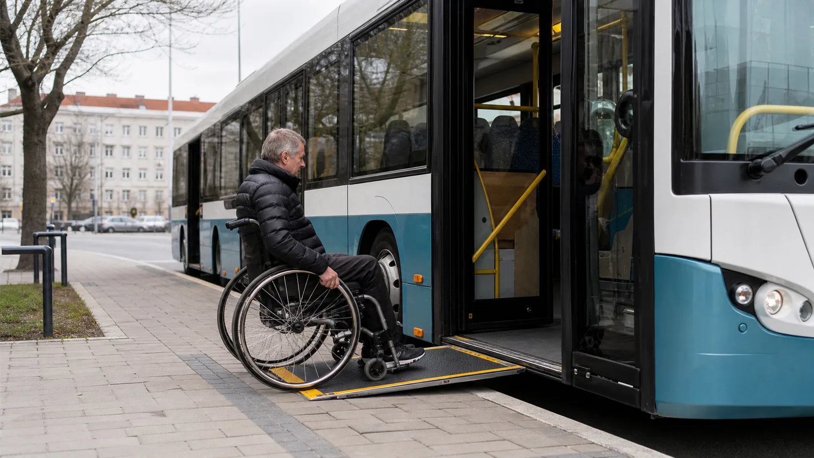 Rullstol i buss: tillgänglighet och säker hantering